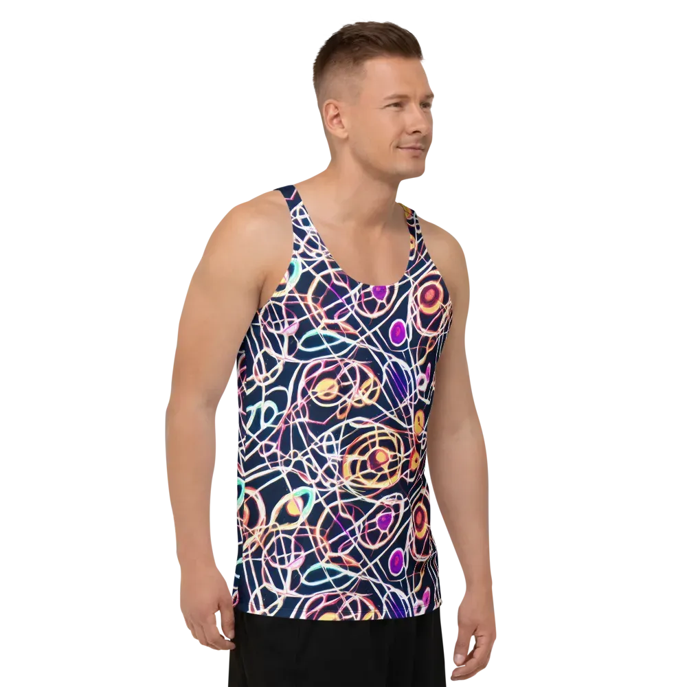 Galactic Entanglement on Men's Tank Top — Right Front