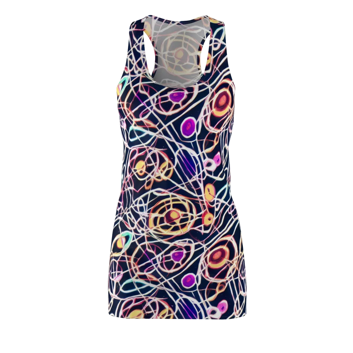 Galactic Entanglement on Racerback Dress — Front