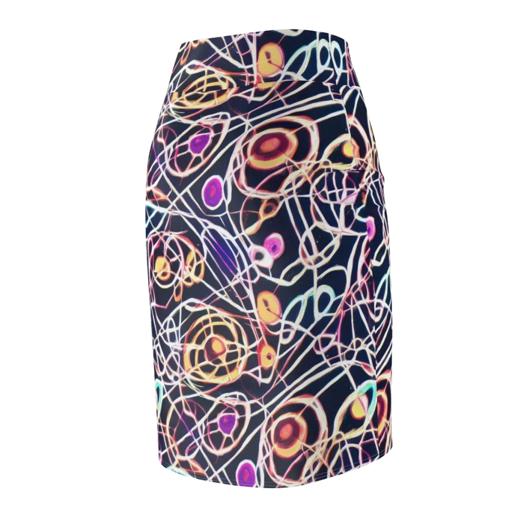 Galactic Entanglement on Pencil Skirt — Back Side