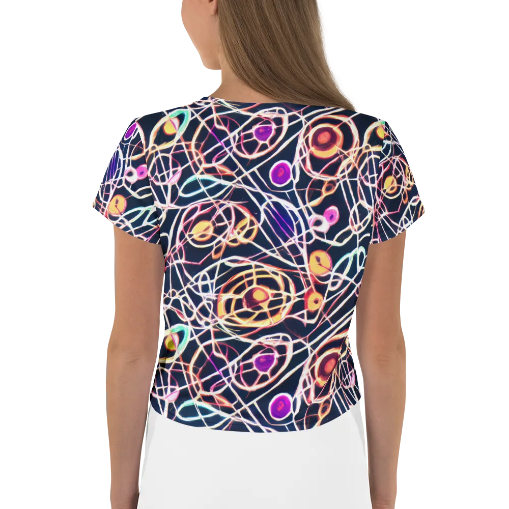 Galactic Entanglement on Crop Tee — Back