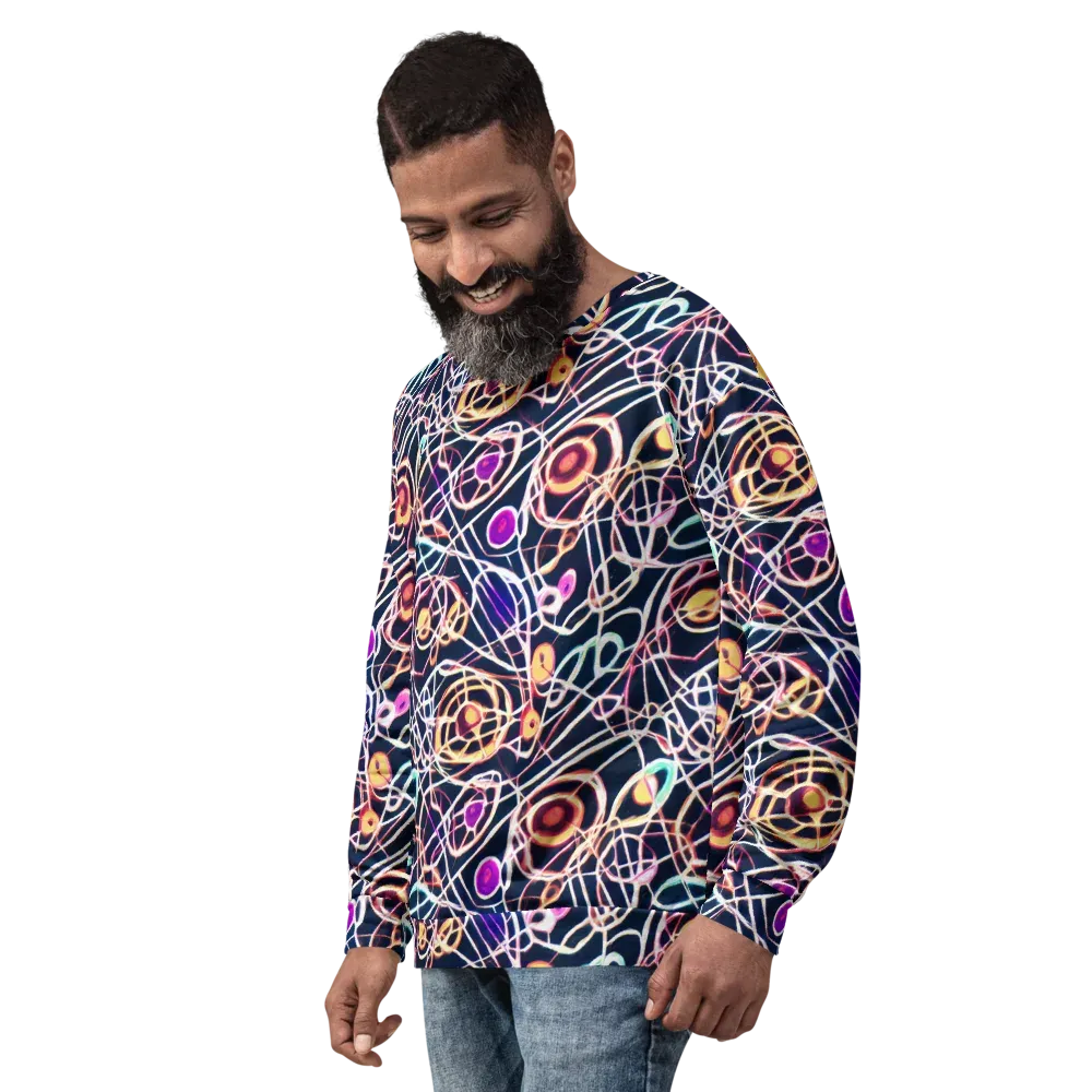 Galactic Entanglement on Sweatshirt — Left Front