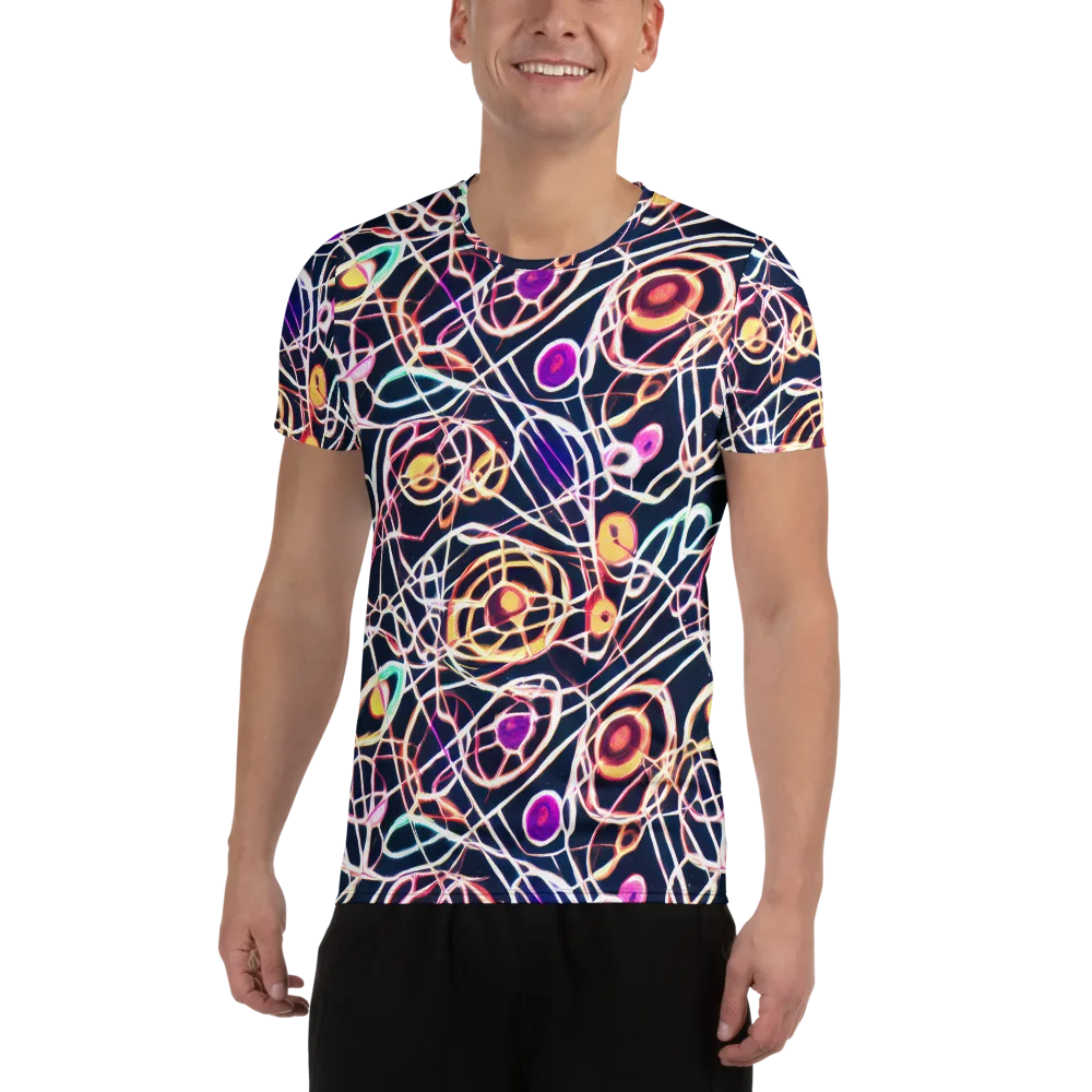 Galactic Entanglement on Men's Athletic T-Shirt — Front