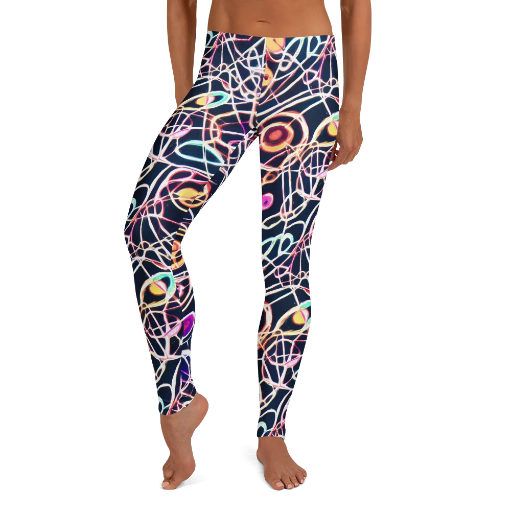 Galactic Entanglement on Leggings — Front