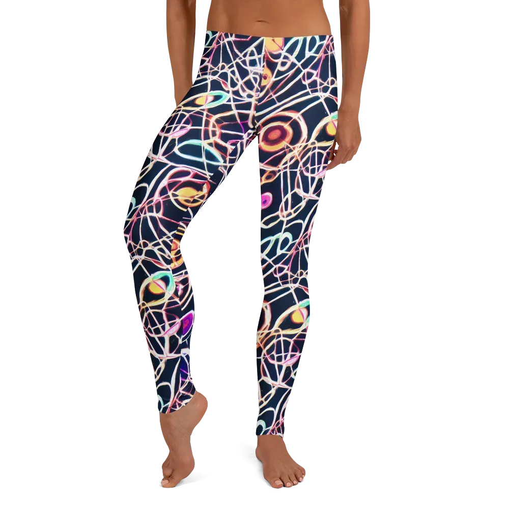 Galactic Entanglement on Leggings — Front