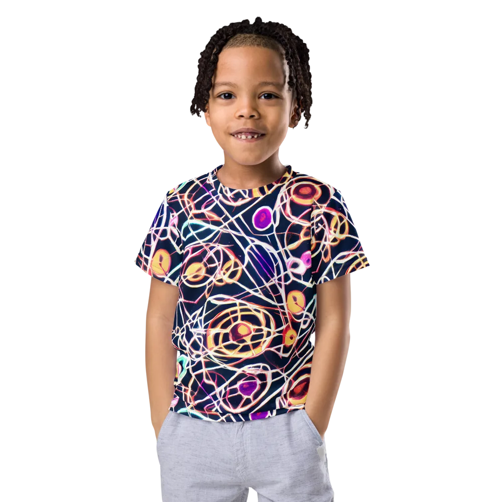 Galactic Entanglement on Kids Crew Neck T-Shirt — Front