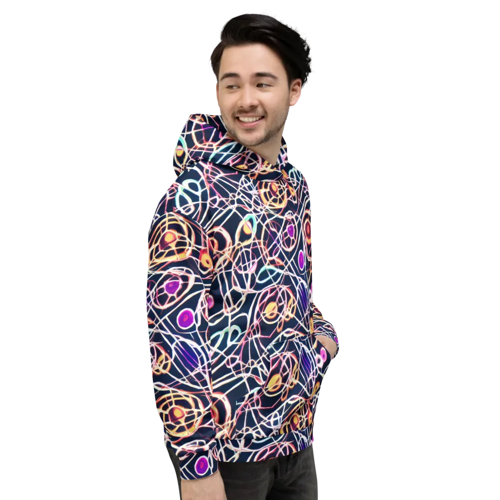 Galactic Entanglement on Hoodie — Right