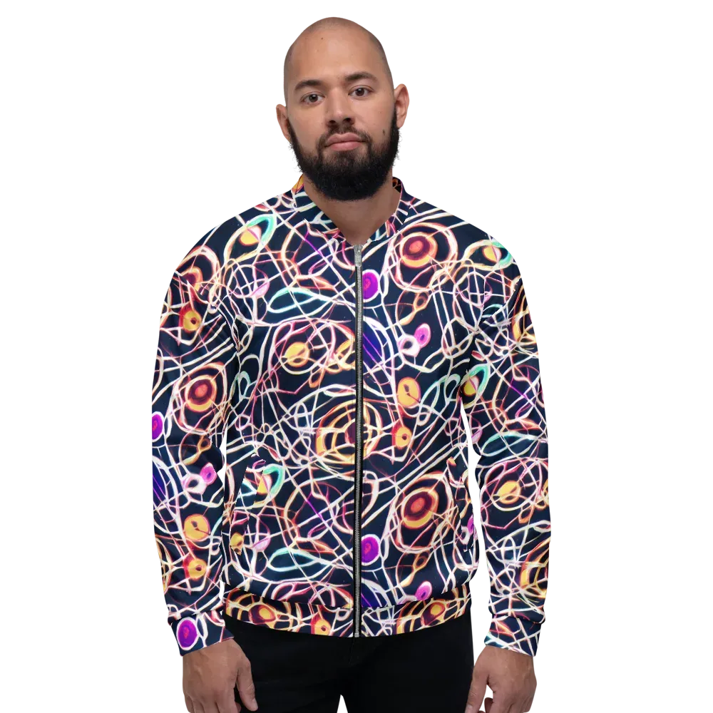 Galactic Entanglement on Bomber Jacket — Front