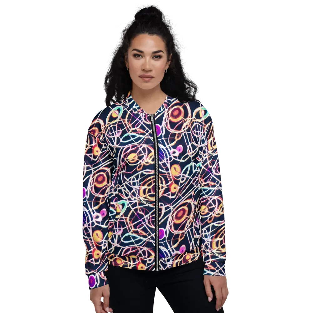 Galactic Entanglement on Bomber Jacket — Front