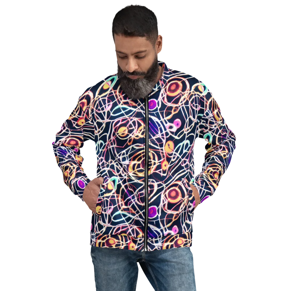 Galactic Entanglement on Bomber Jacket — Front