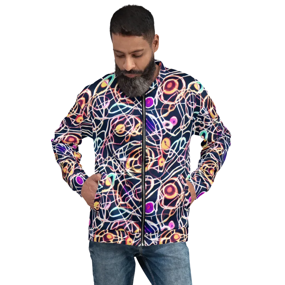Galactic Entanglement on Bomber Jacket — Front