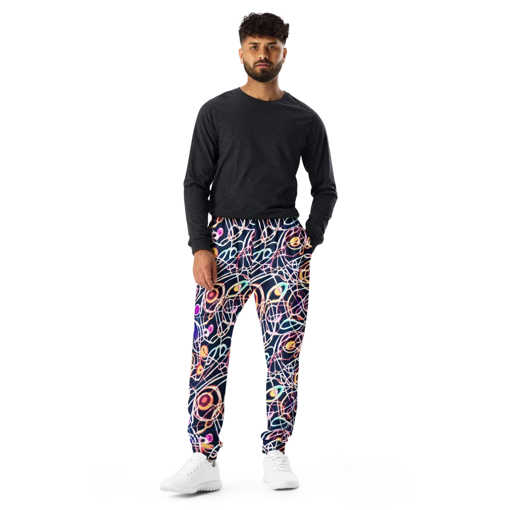 Galactic Entanglement on Men's Joggers — Front