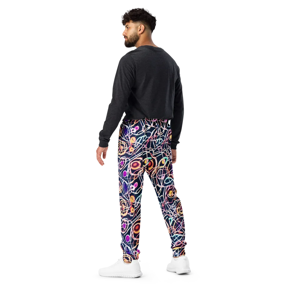Galactic Entanglement on Men's Joggers — Back