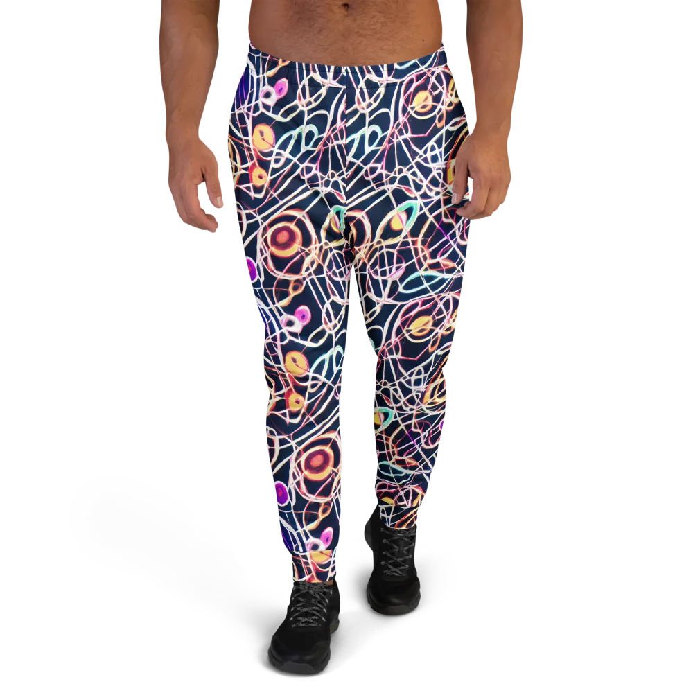 Galactic Entanglement on Men's Joggers — Front