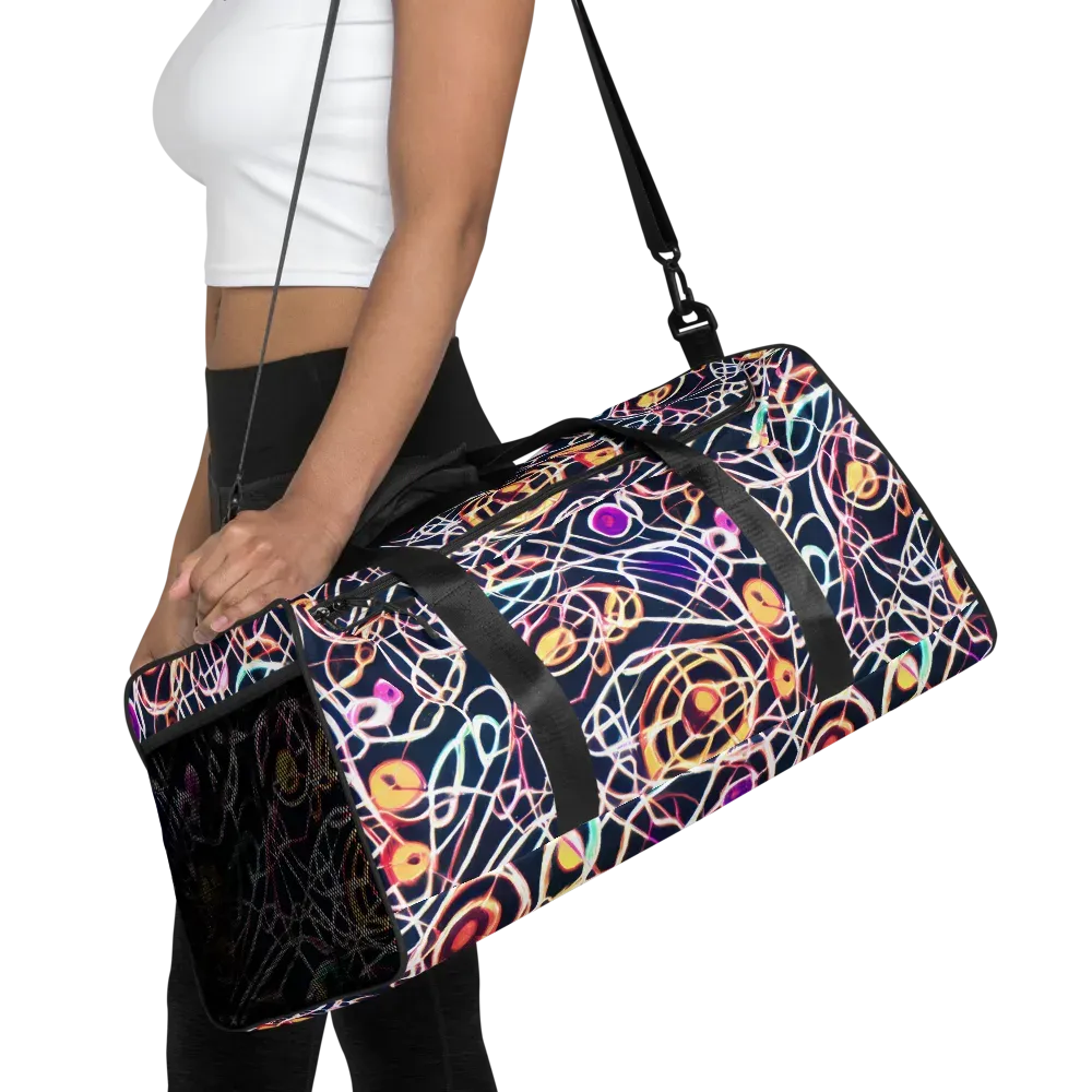 Galactic Entanglement on Duffle Bag — Front