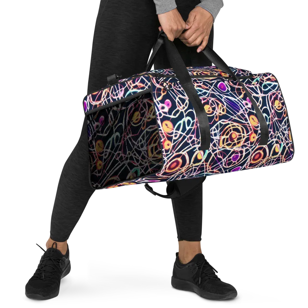 Galactic Entanglement on Duffle Bag — Right Front
