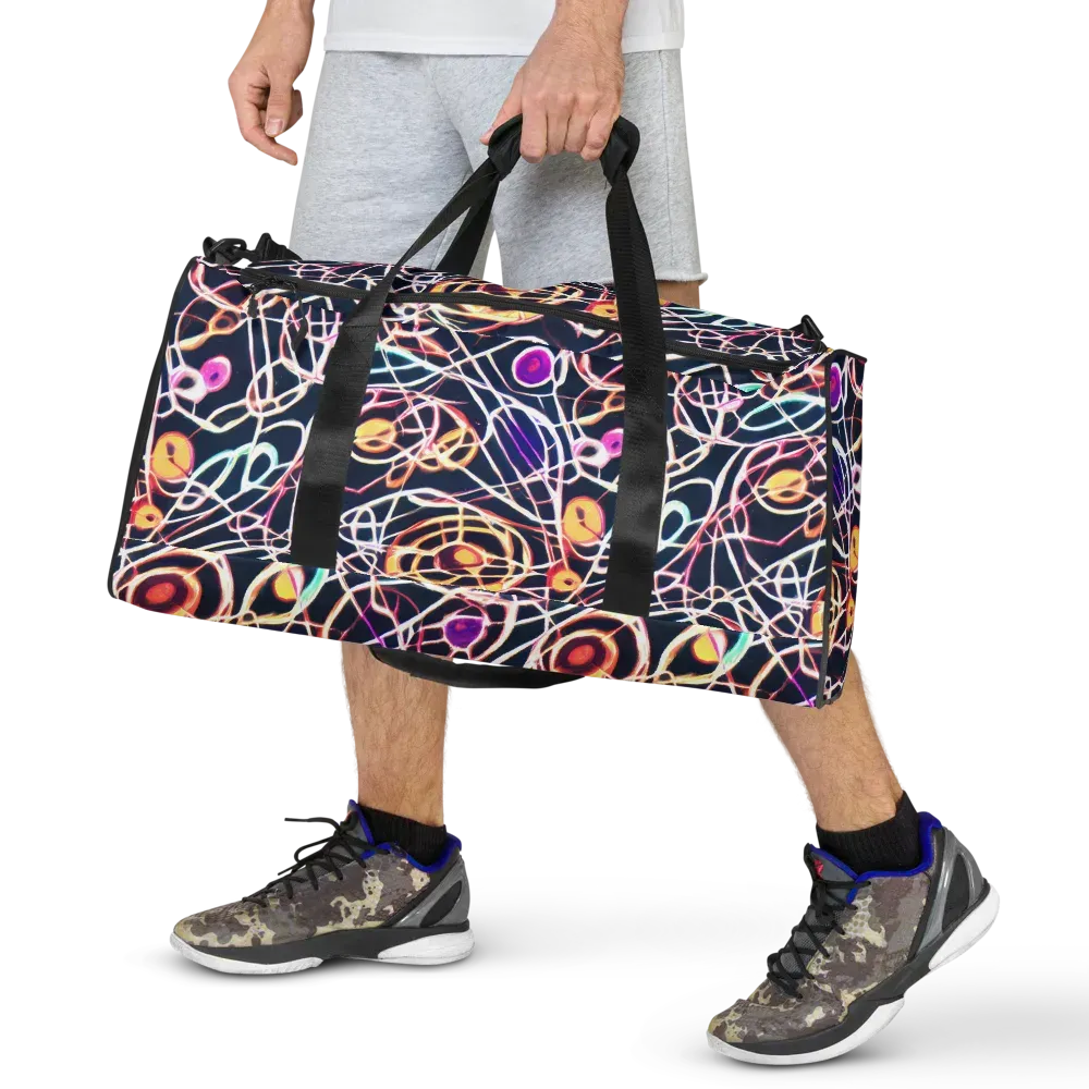 Galactic Entanglement on Duffle Bag — Front