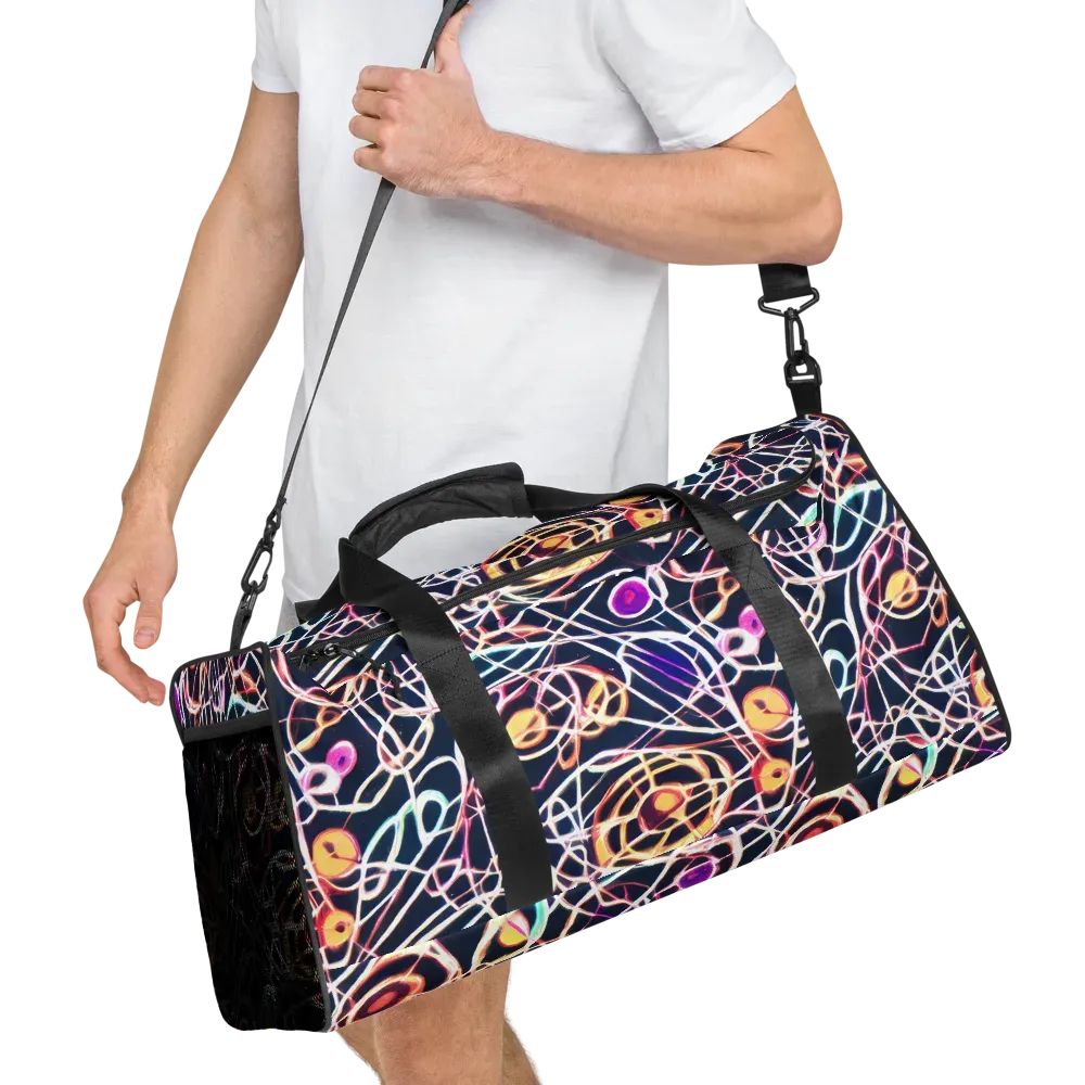 Galactic Entanglement on Duffle Bag — Right Front
