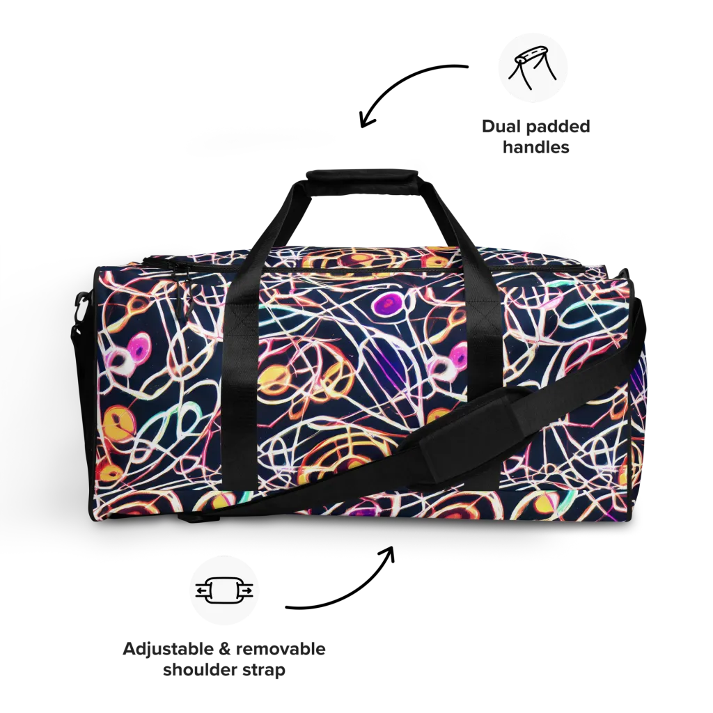 Galactic Entanglement on Duffle Bag — Front