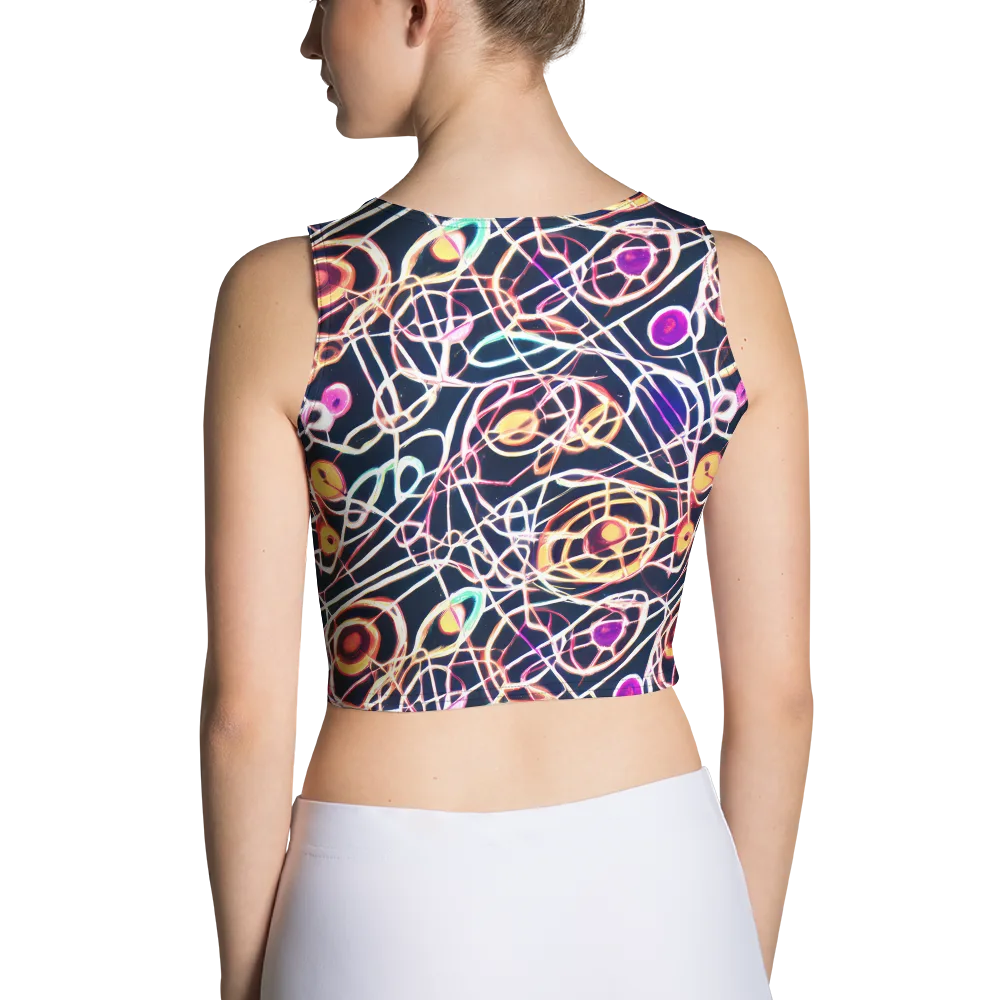 Galactic Entanglement on Crop Top — Back