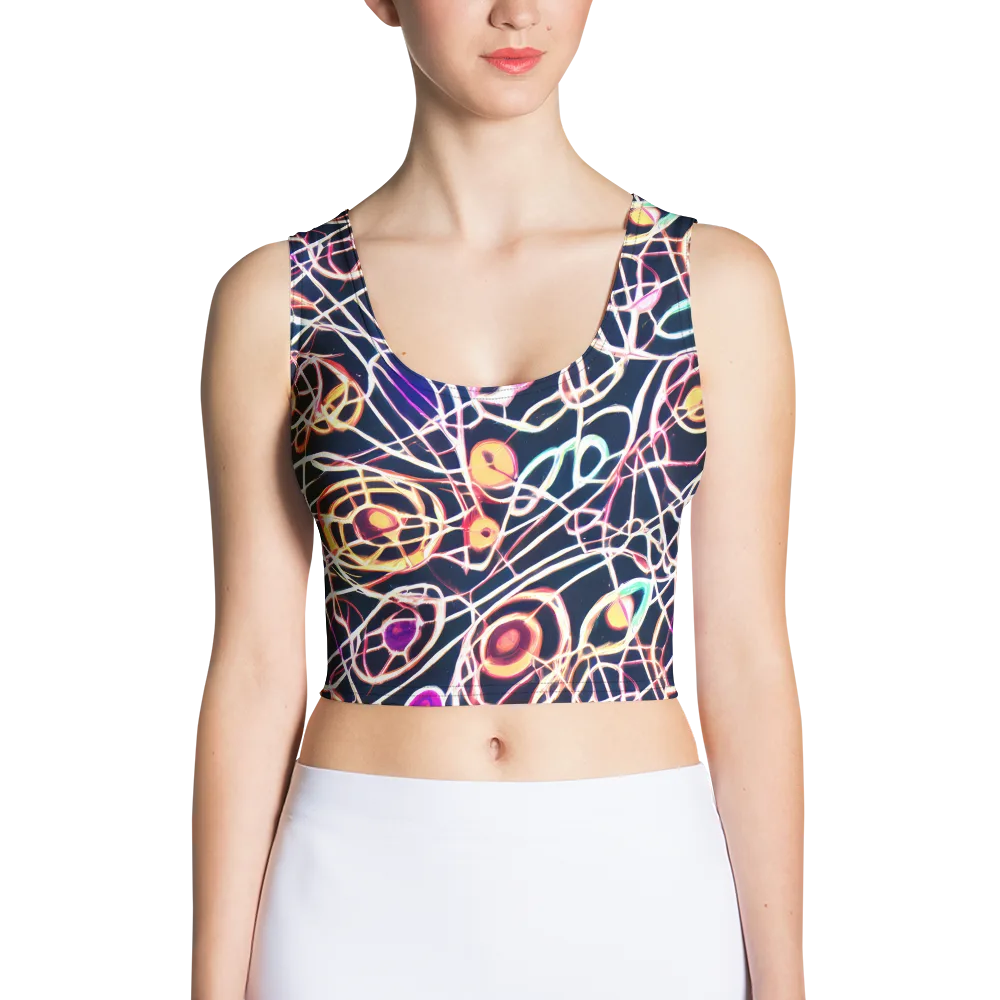 Galactic Entanglement on Crop Top — Front