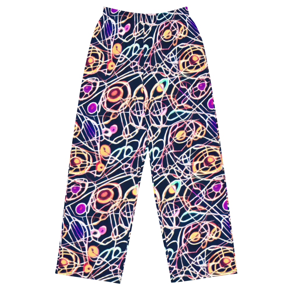 Galactic Entanglement on Wide-Leg Pants — Front