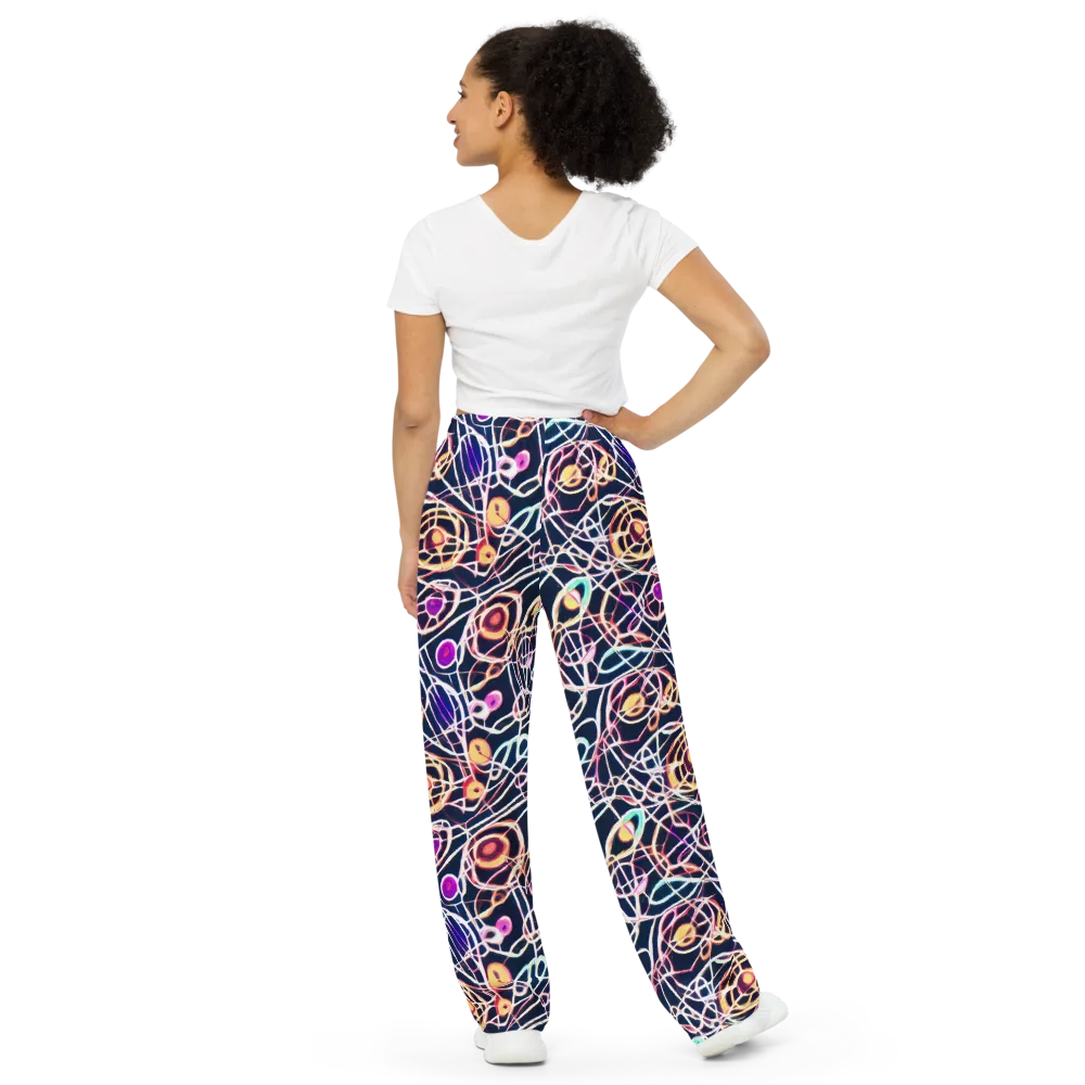 Galactic Entanglement on Wide-Leg Pants — Back
