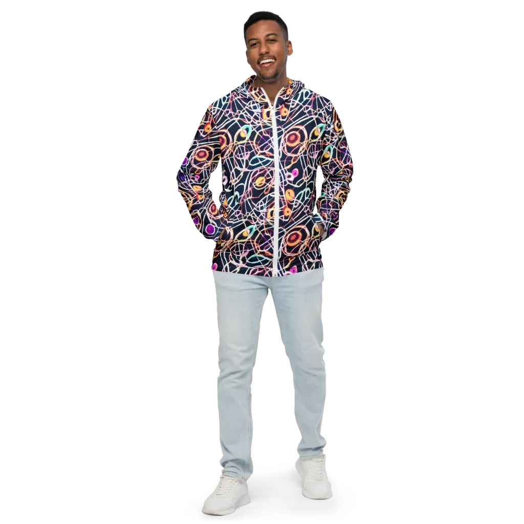 Galactic Entanglement on Men's Windbreaker — Front