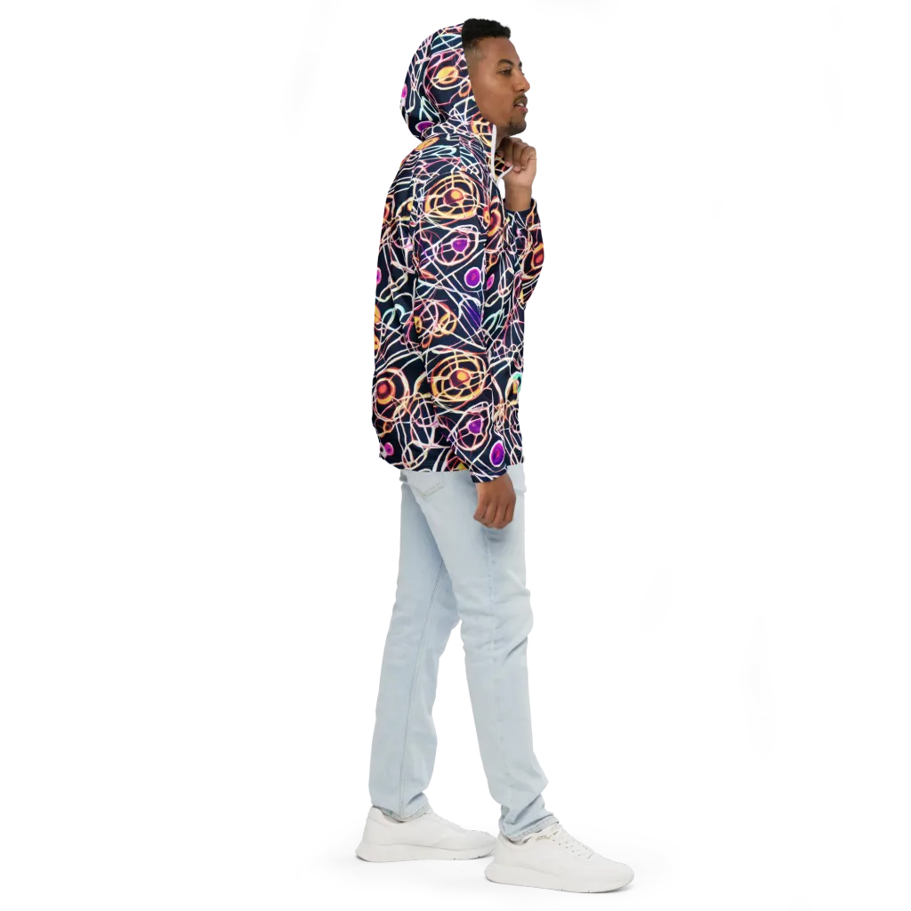 Galactic Entanglement on Men's Windbreaker — Right