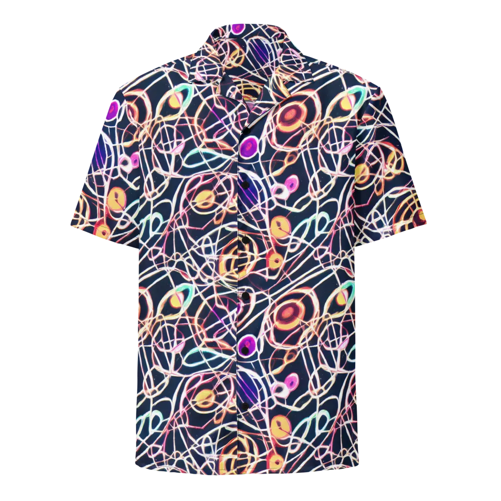 Galactic Entanglement on Button Shirt — Front