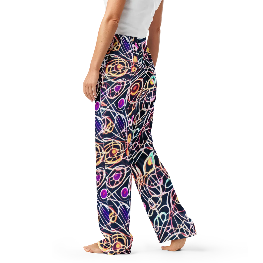 Galactic Entanglement on Women's Pajama Pants — Left