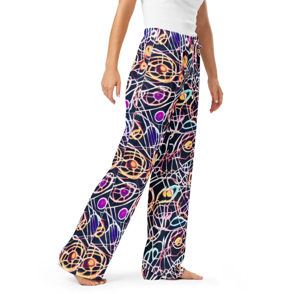 Galactic Entanglement on Women's Pajama Pants — Right Front