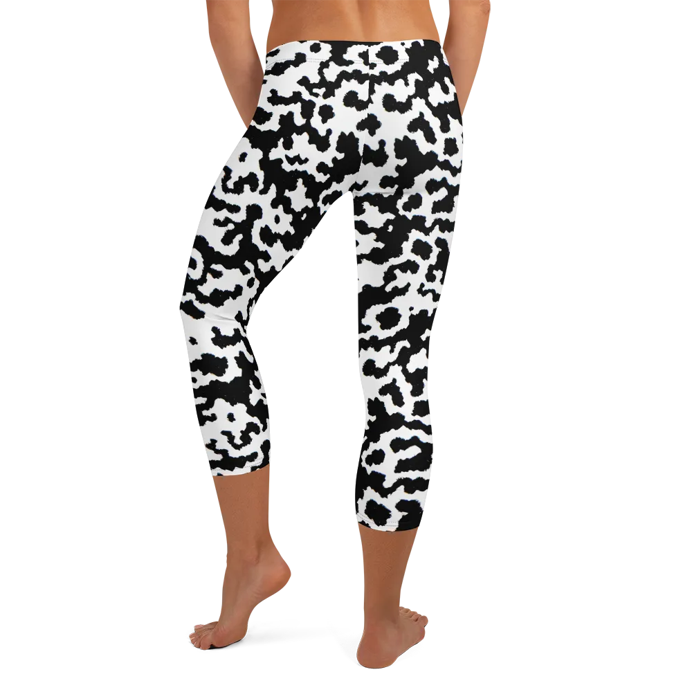Blackwater Hide on Capri Leggings — Back