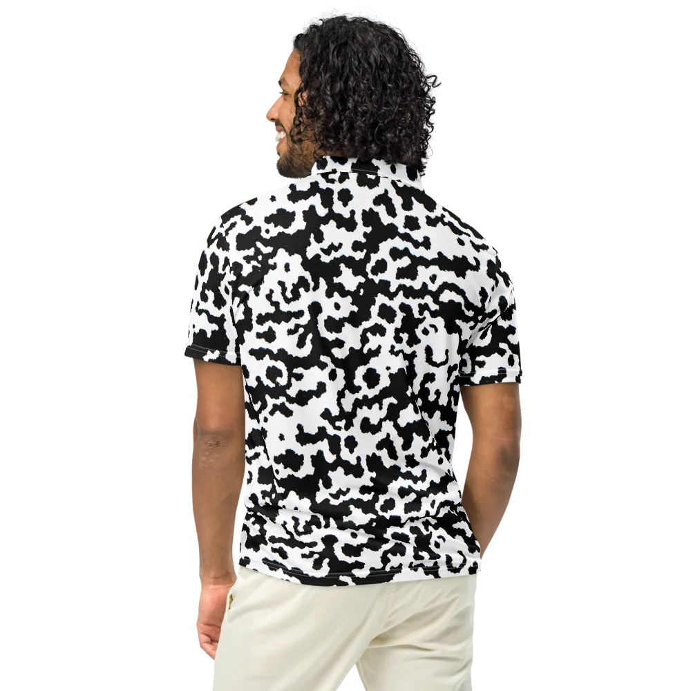 Blackwater Hide on Men's Slim Fit Polo Shirt — Back