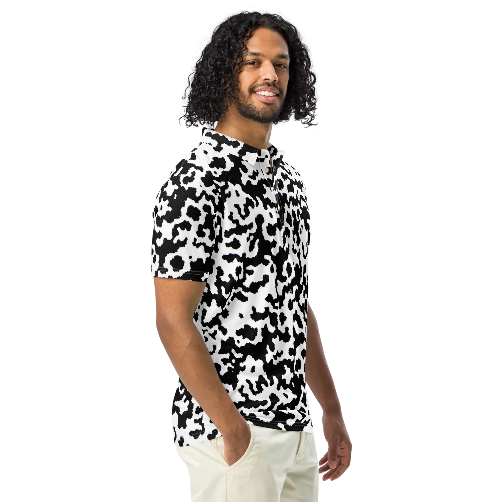 Blackwater Hide on Men's Slim Fit Polo Shirt — Right Front