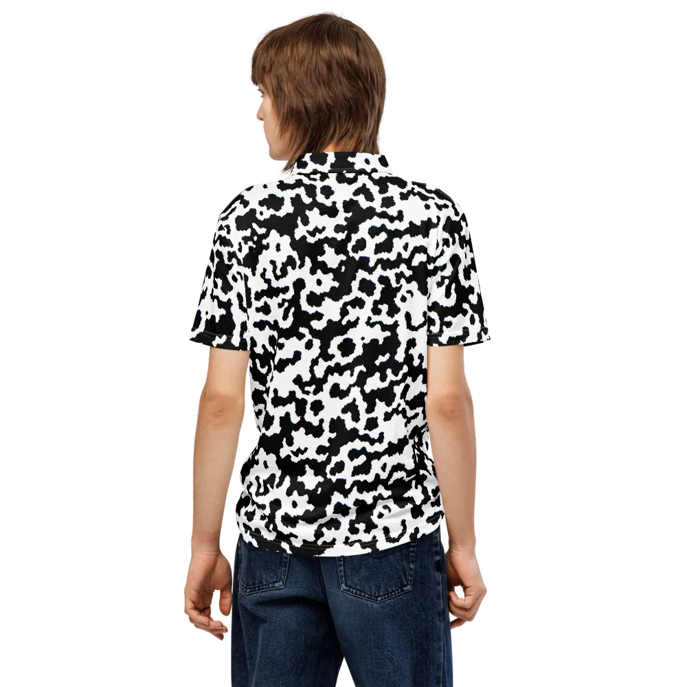 Blackwater Hide on Men's Slim Fit Polo Shirt — Back