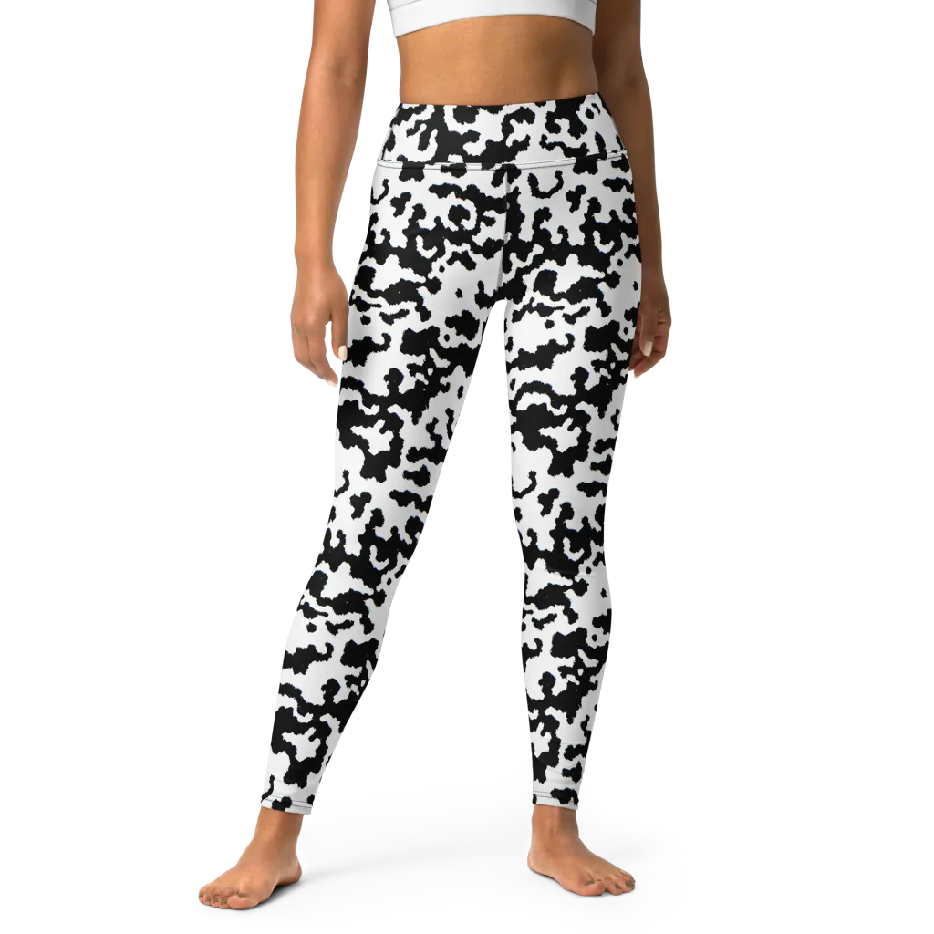 Blackwater Hide on Yoga Leggings — Front