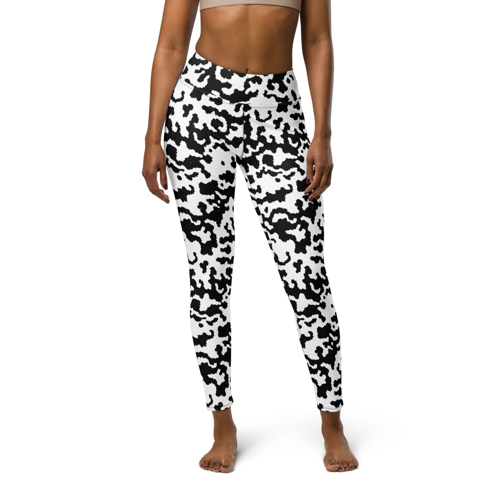 Blackwater Hide on Yoga Leggings — Front