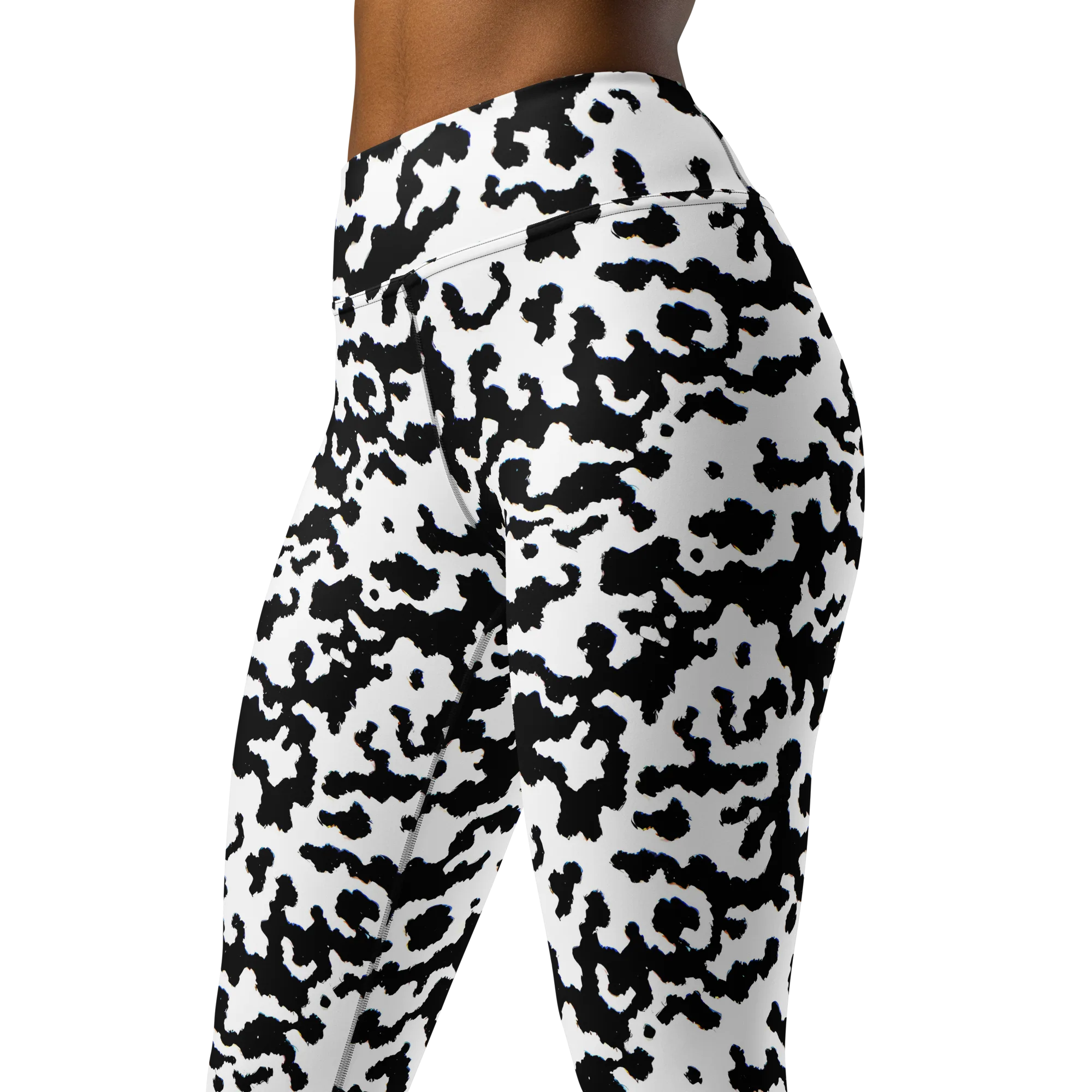 Blackwater Hide on Yoga Leggings — Left Front