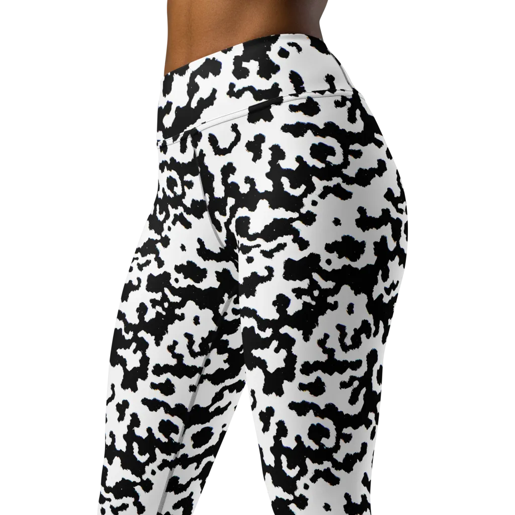 Blackwater Hide on Yoga Leggings — Left Front