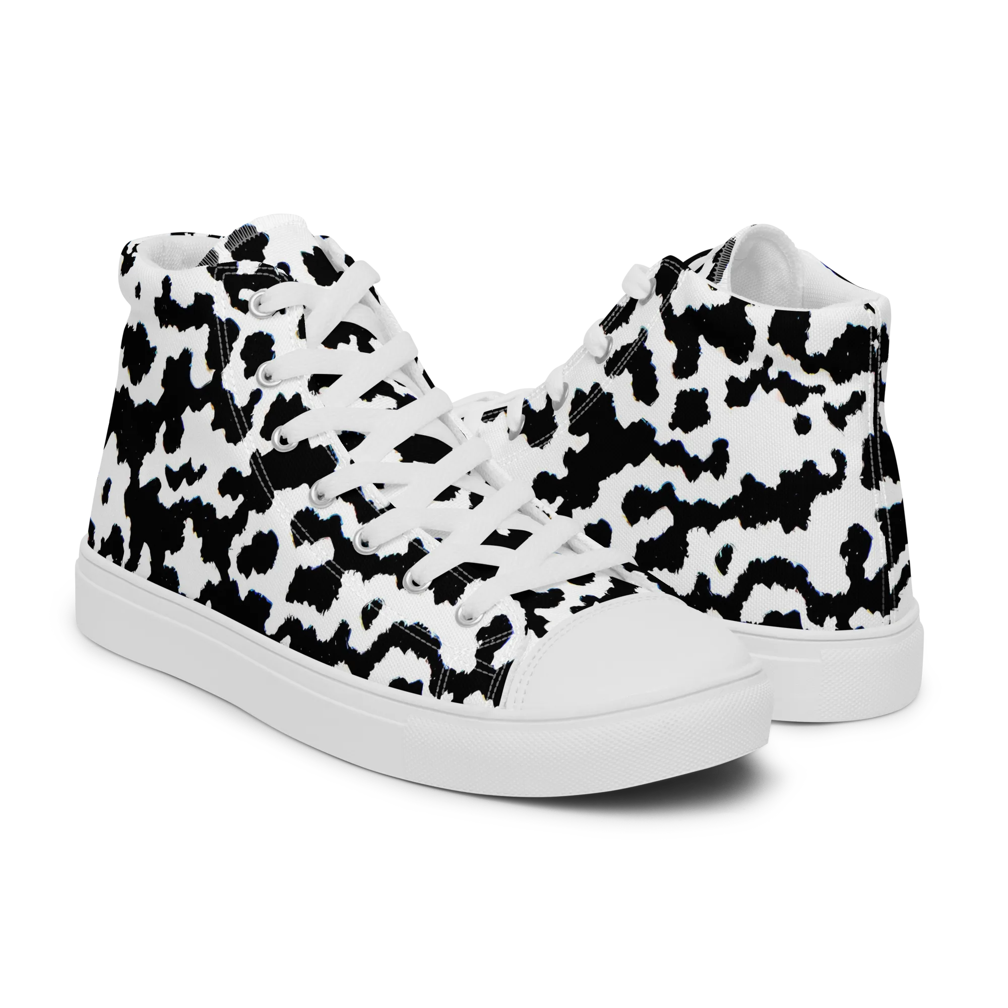 Blackwater Hide on Men's High Top Canvas Shoes — Right