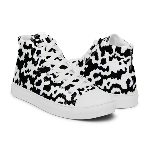 Blackwater Hide on a Men's High Top Canvas Shoes