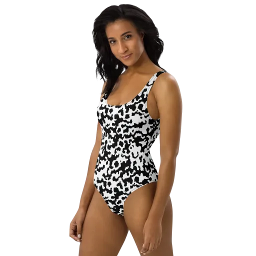 Blackwater Hide on a One-Piece Swimsuit