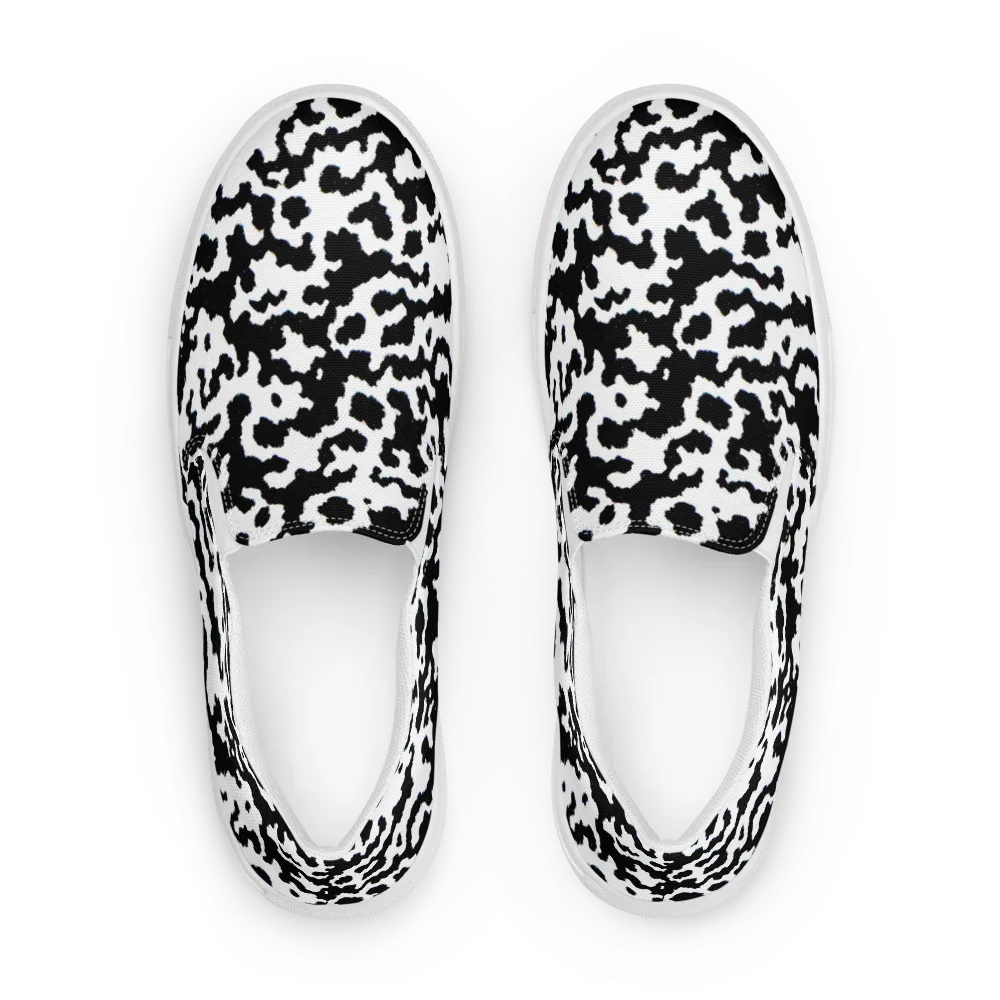 Blackwater Hide on Women's Slip-On Canvas Shoes — Front