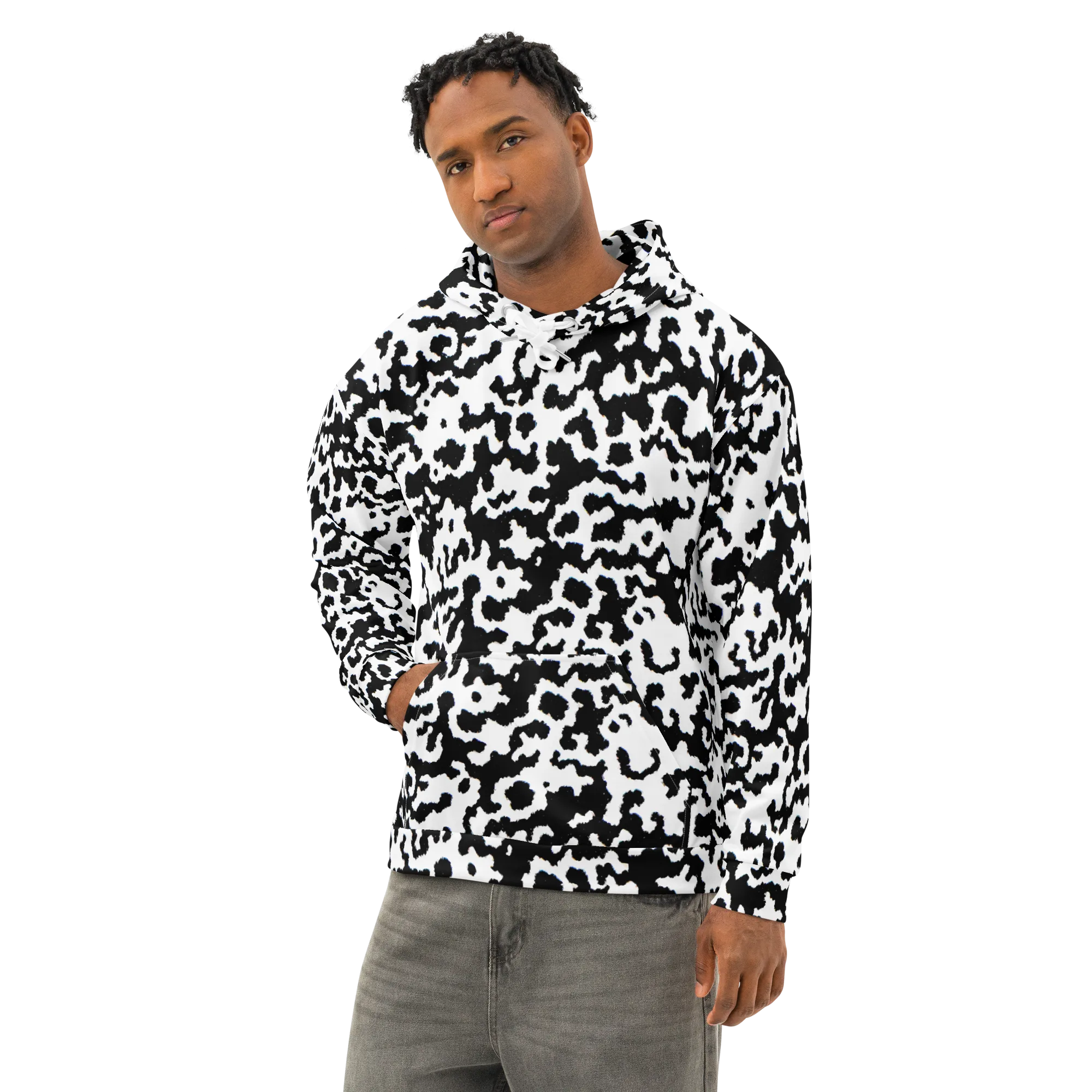Blackwater Hide on Cotton Hoodie — Left Front