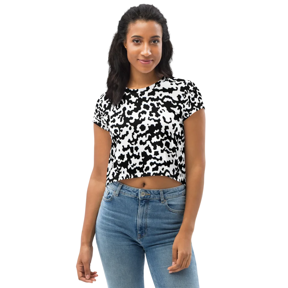 Blackwater Hide on Crop Tee — Front