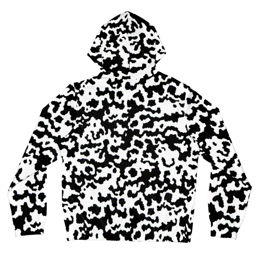 Blackwater Hide on Women's Full-Zip Hoodie — Back