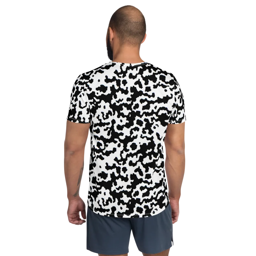 Blackwater Hide on Men's Athletic T-Shirt — Back