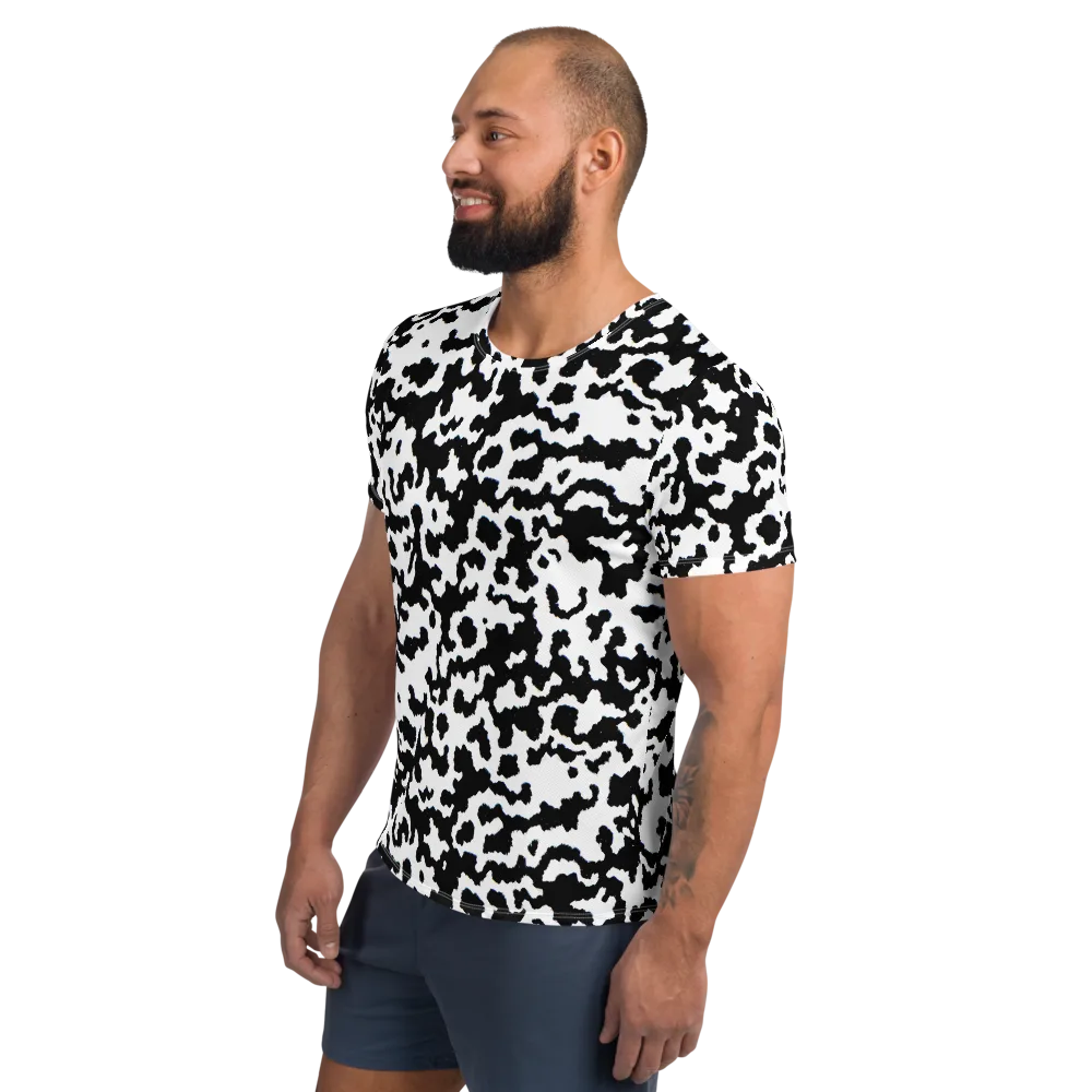 Blackwater Hide on Men's Athletic T-Shirt — Left