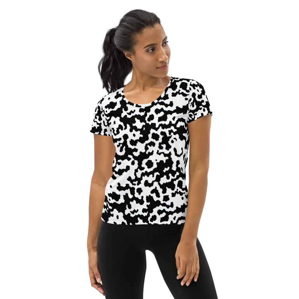 Blackwater Hide on Women's Athletic T-Shirt — Front