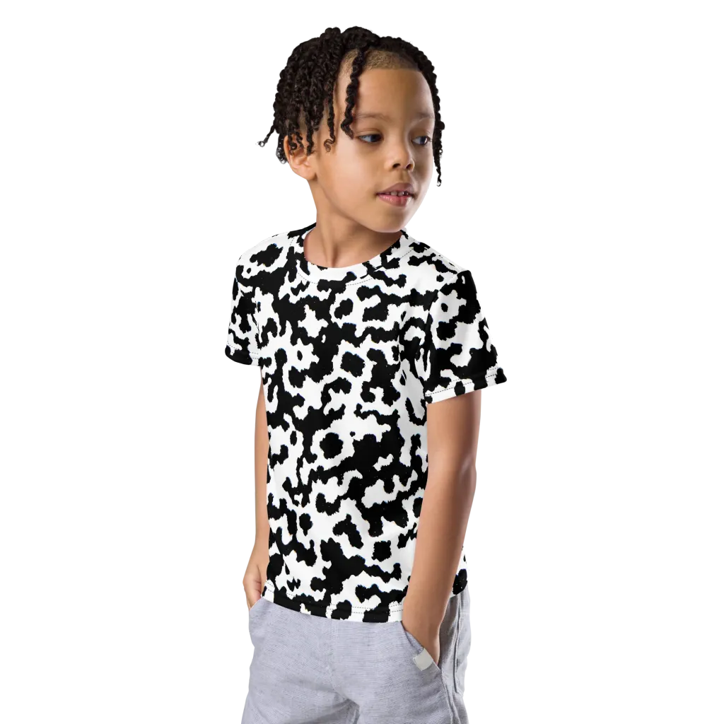 Blackwater Hide on Kids Crew Neck T-Shirt — Left Front